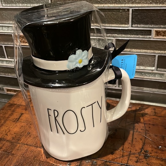 Rae Dunn Frosty The Snowman Mug with Top Hat Lid - Picture 6 of 6